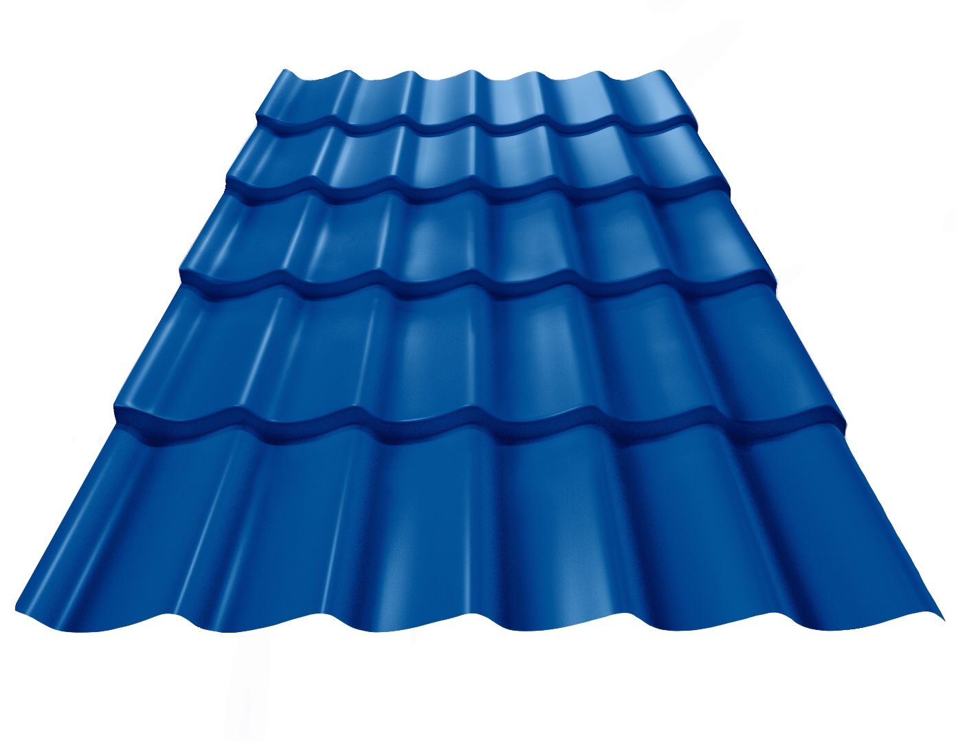 

Металлочерепица Classic Гладкий полиэстер RAL 5005 1200*1180*0,5, Ral 5005 (синий)