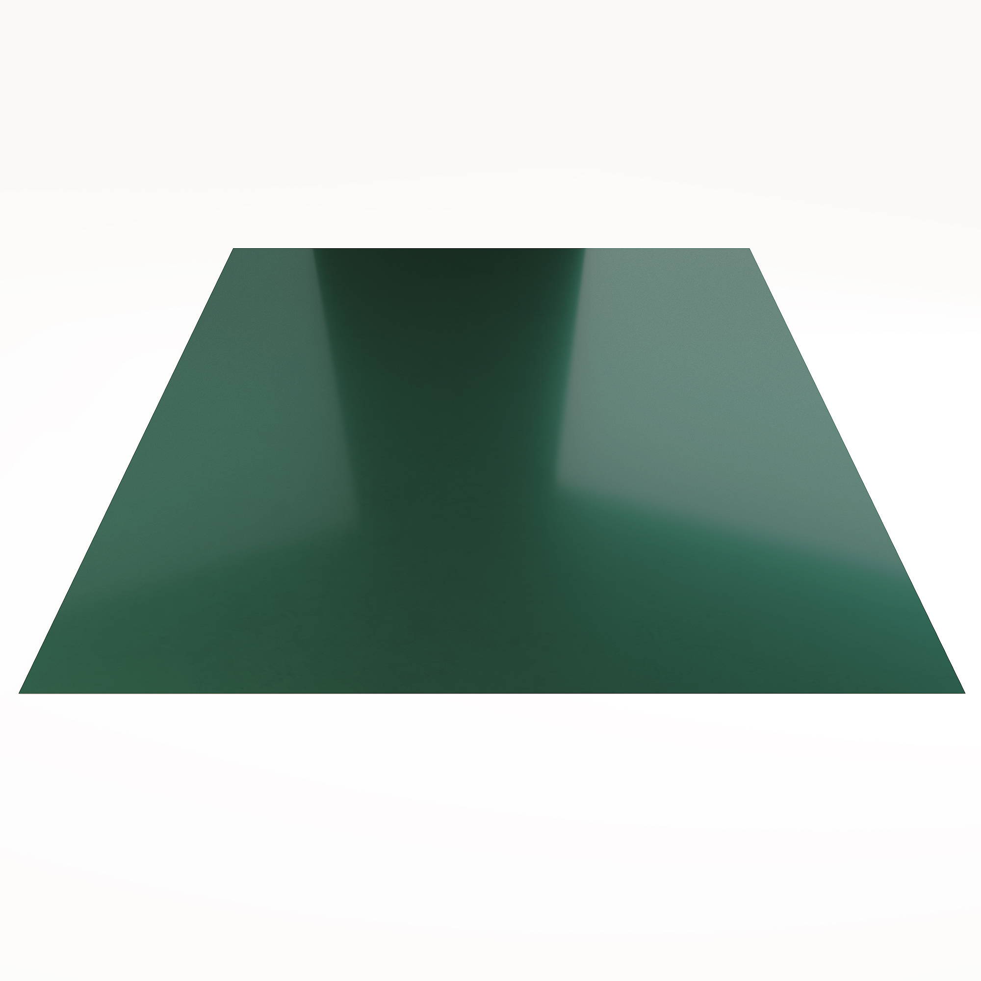 Гладкий лист Гладкий полиэстер RAL 6005 (Зелёный мох) 1800*1250*0,5 односторонний ламинированный